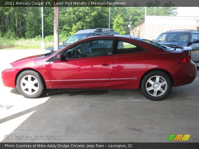 2001 Mercury Cougar V6 in Laser Red Metallic