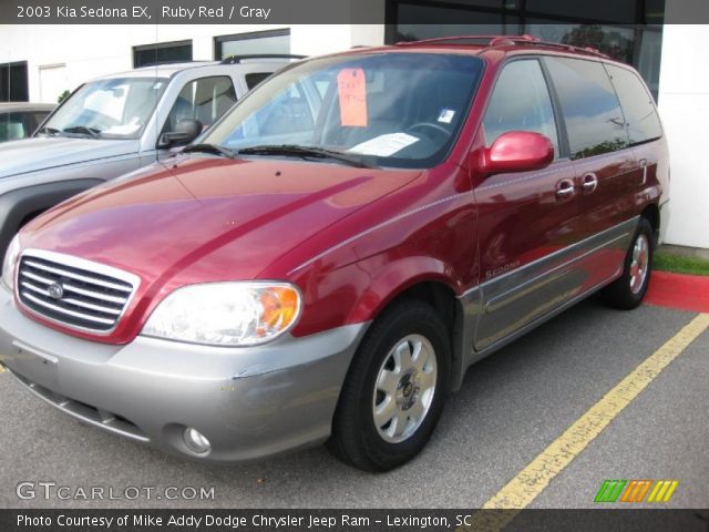 2003 Kia Sedona EX in Ruby Red