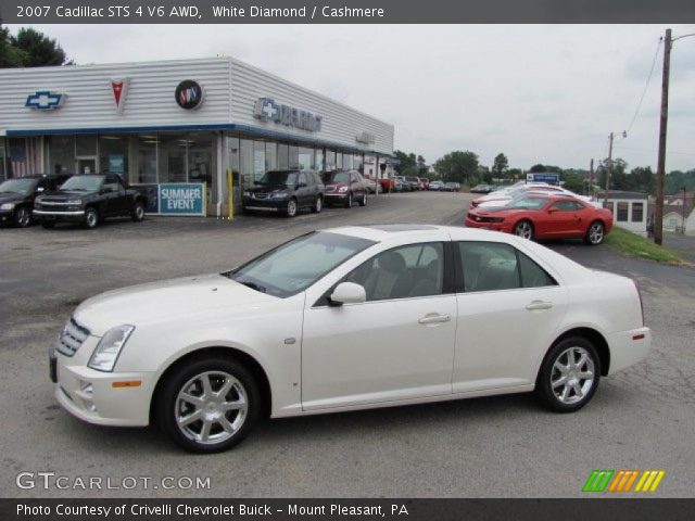 2007 Cadillac STS 4 V6 AWD in White Diamond