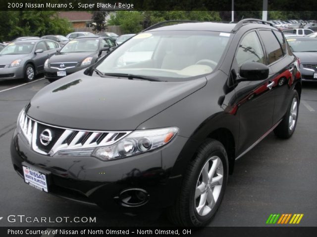2009 Nissan Murano S in Super Black