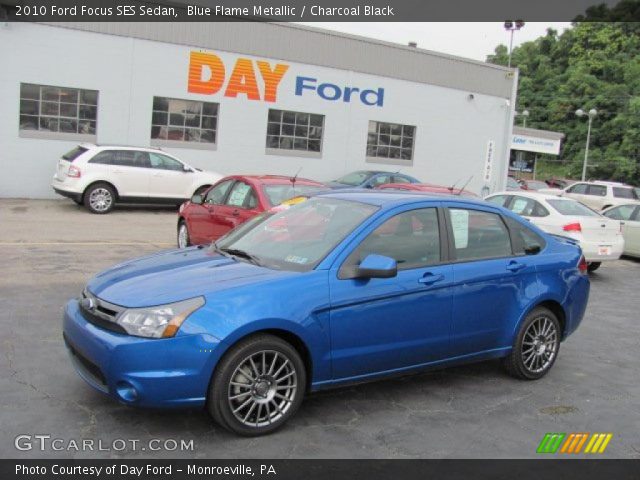 2010 Ford Focus SES Sedan in Blue Flame Metallic