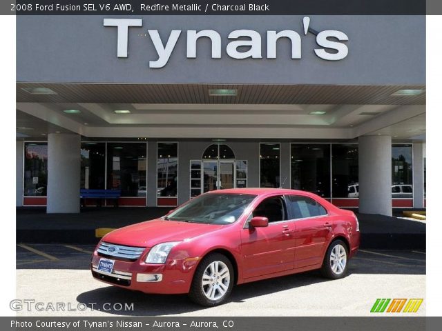 2008 Ford Fusion SEL V6 AWD in Redfire Metallic