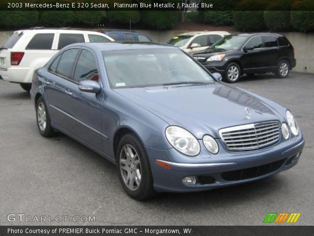 2003 Mercedes-Benz E 320 Sedan in Platinum Blue Metallic