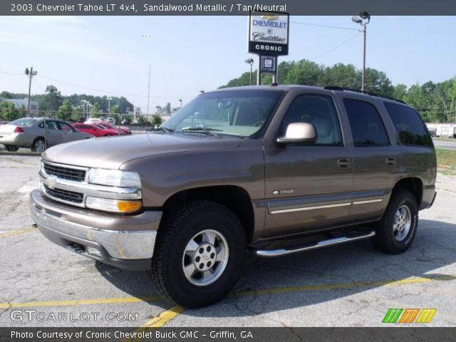 2003 Chevrolet Tahoe LT 4x4 in Sandalwood Metallic