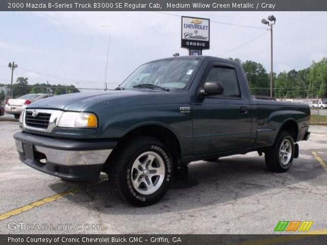 2000 Mazda B-Series Truck B3000 SE Regular Cab in Medium Willow Green Metallic