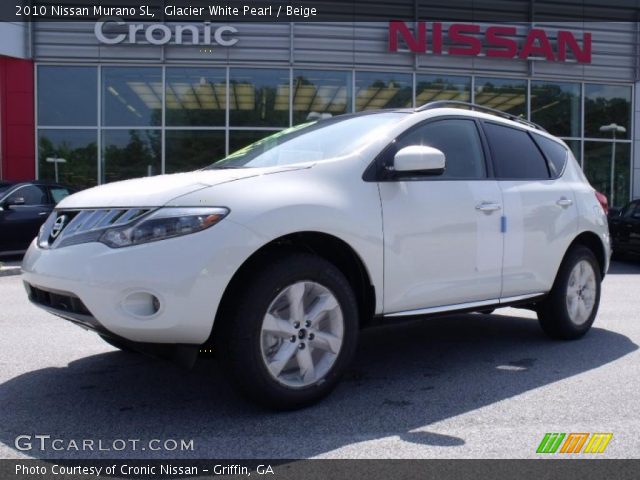 2010 Nissan Murano SL in Glacier White Pearl