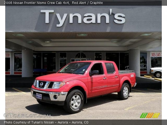 2008 Nissan Frontier Nismo Crew Cab 4x4 in Red Alert