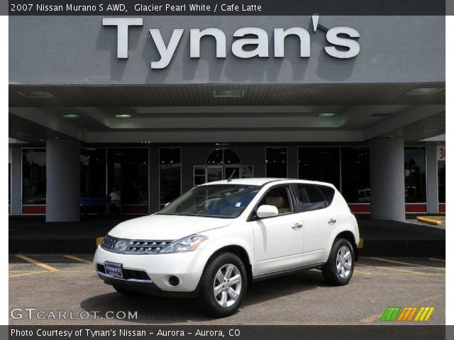 2007 Nissan Murano S AWD in Glacier Pearl White