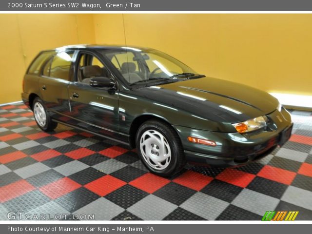 2000 Saturn S Series SW2 Wagon in Green