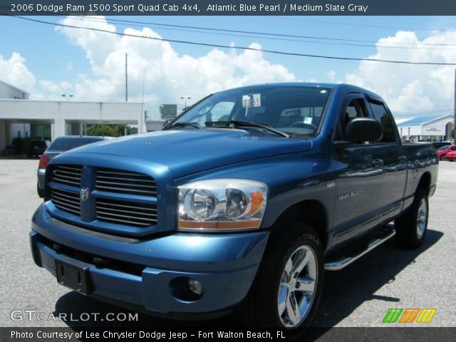 2006 Dodge Ram 1500 Sport Quad Cab 4x4 in Atlantic Blue Pearl