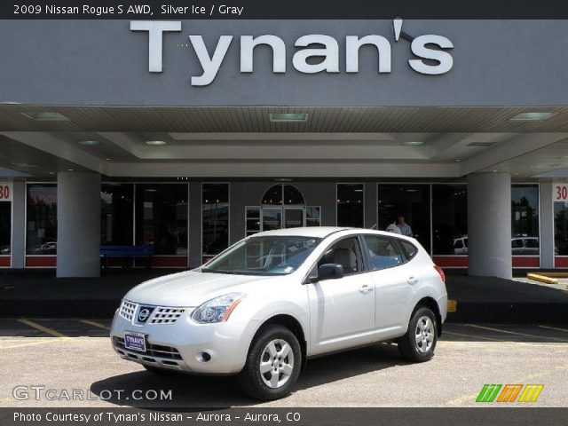 2009 Nissan Rogue S AWD in Silver Ice