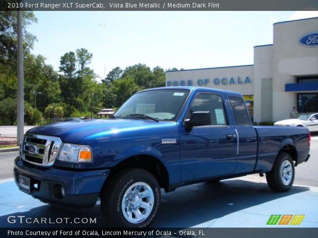 2010 Ford Ranger XLT SuperCab in Vista Blue Metallic