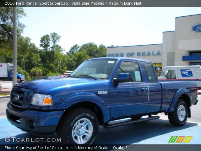2010 Ford Ranger Sport SuperCab in Vista Blue Metallic