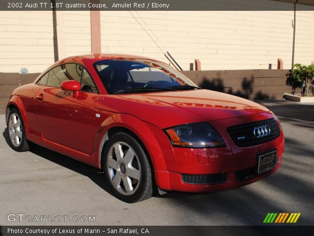 2002 Audi TT 1.8T quattro Coupe in Amulet Red