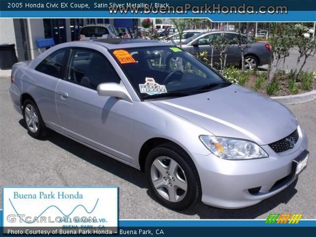 2005 Honda Civic EX Coupe in Satin Silver Metallic