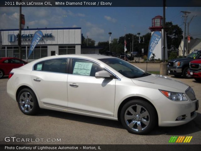 2011 Buick LaCrosse CXL in White Diamond Tricoat