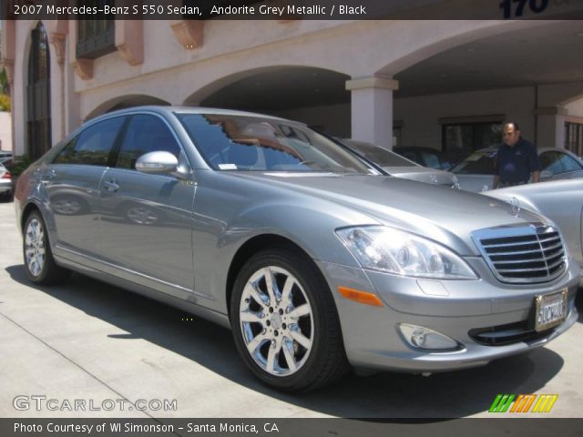 2007 Mercedes-Benz S 550 Sedan in Andorite Grey Metallic