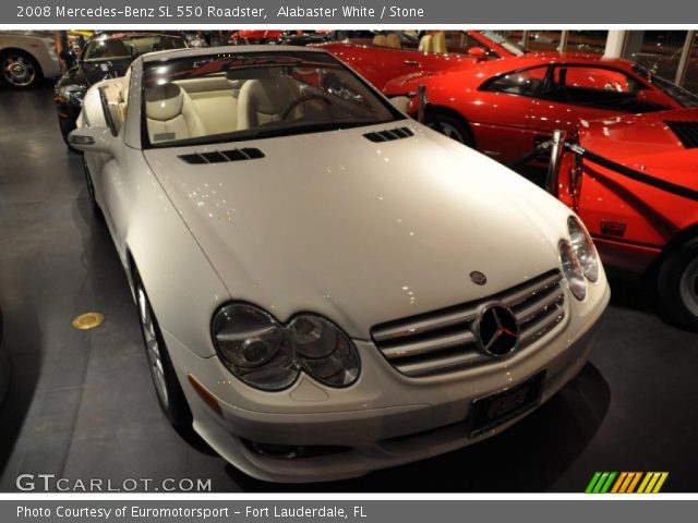 2008 Mercedes-Benz SL 550 Roadster in Alabaster White