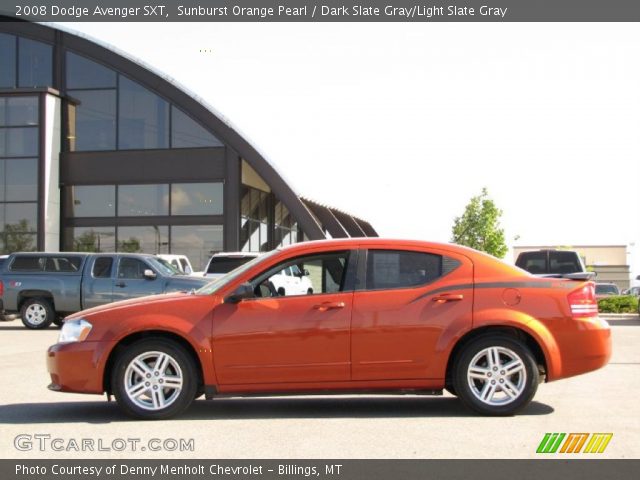 2008 Dodge Avenger SXT in Sunburst Orange Pearl