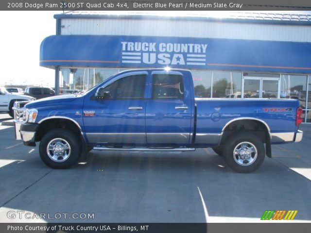 2008 Dodge Ram 2500 ST Quad Cab 4x4 in Electric Blue Pearl