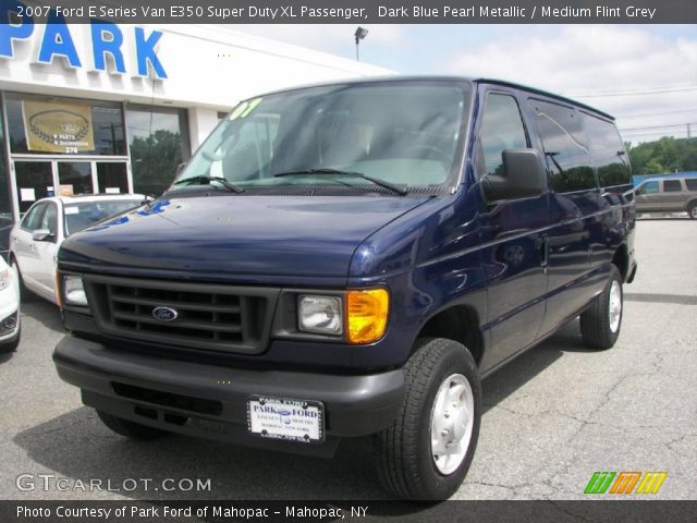 2007 Ford E Series Van E350 Super Duty XL Passenger in Dark Blue Pearl Metallic
