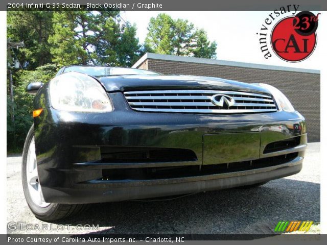 2004 Infiniti G 35 Sedan in Black Obsidian