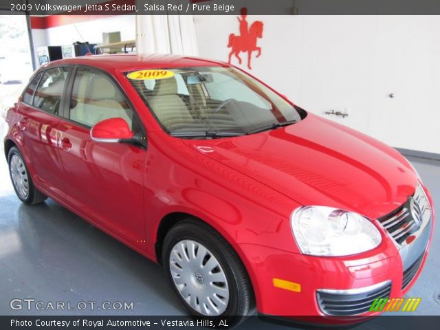 2009 Volkswagen Jetta S Sedan in Salsa Red