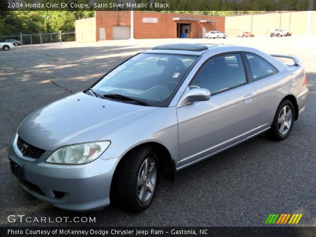 2004 Honda Civic EX Coupe in Satin Silver Metallic