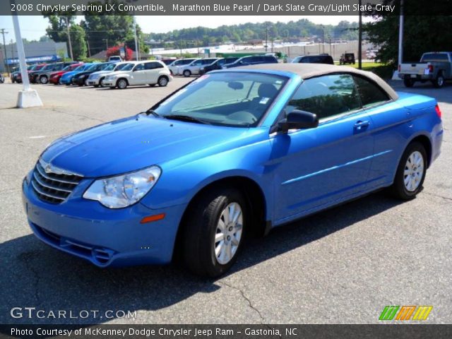 2008 Chrysler Sebring LX Convertible in Marathon Blue Pearl