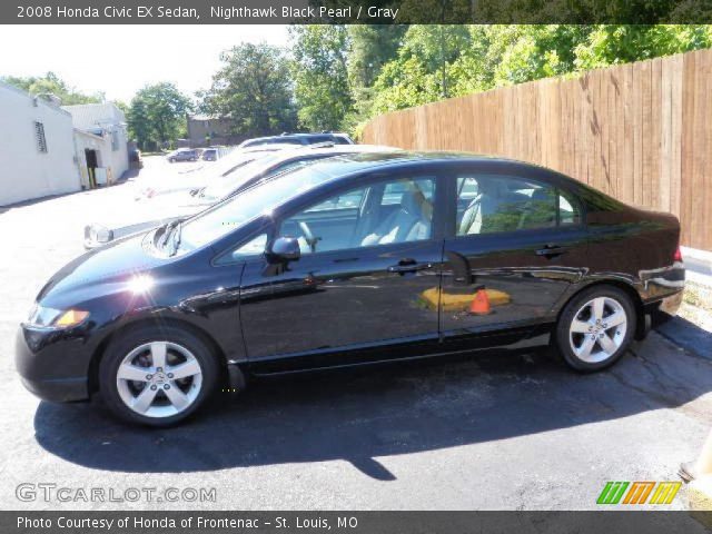 2008 Honda Civic EX Sedan in Nighthawk Black Pearl