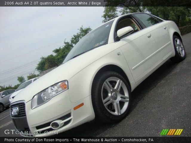 2006 Audi A4 2.0T quattro Sedan in Arctic White