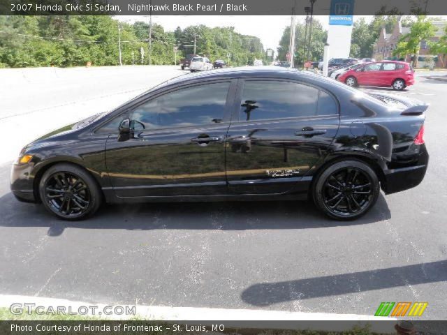 2007 Honda Civic Si Sedan in Nighthawk Black Pearl