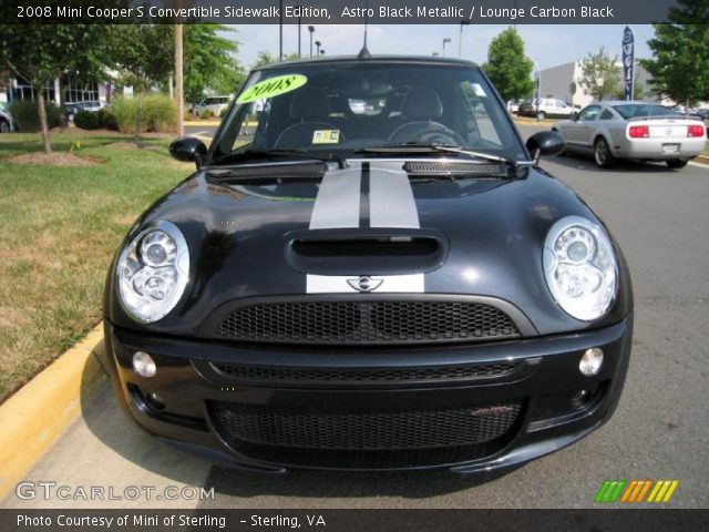 2008 Mini Cooper S Convertible Sidewalk Edition in Astro Black Metallic