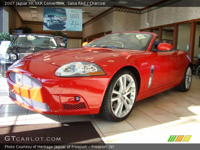 2007 Jaguar XK XKR Convertible in Salsa Red
