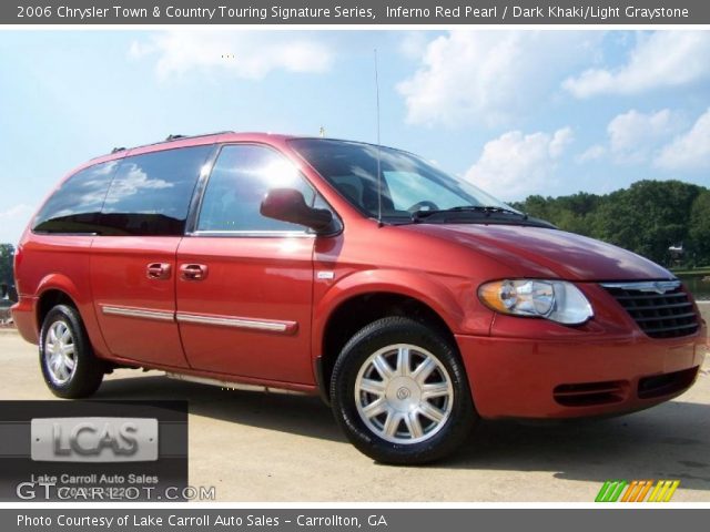 2006 Chrysler Town & Country Touring Signature Series in Inferno Red Pearl