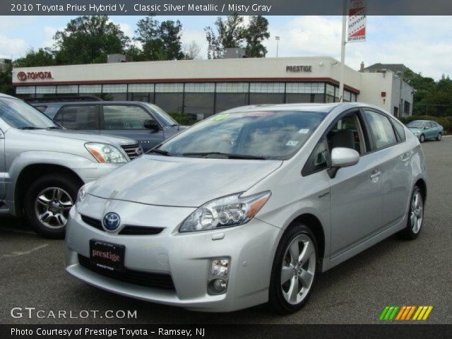 2010 Toyota Prius Hybrid V in Classic Silver Metallic