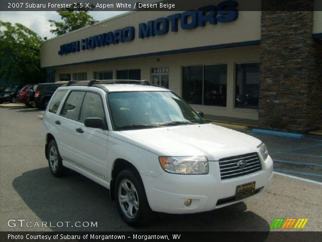 2007 Subaru Forester 2.5 X in Aspen White