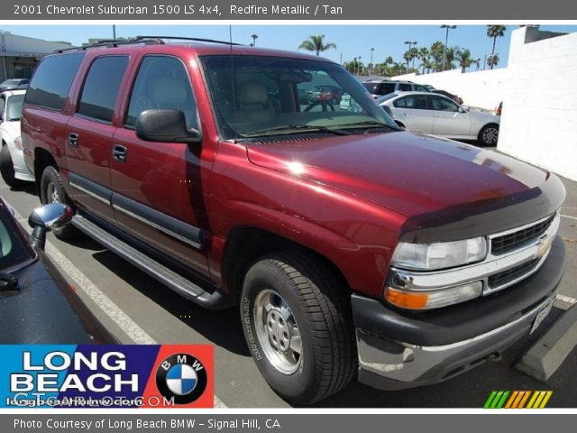 2001 Chevrolet Suburban 1500 LS 4x4 in Redfire Metallic