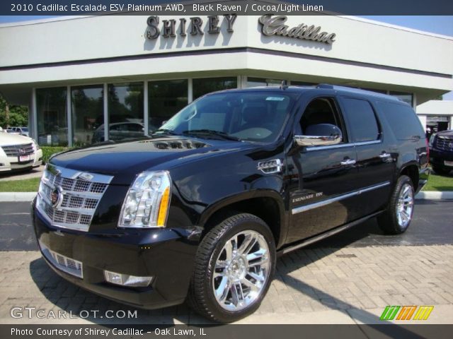 2010 Cadillac Escalade ESV Platinum AWD in Black Raven