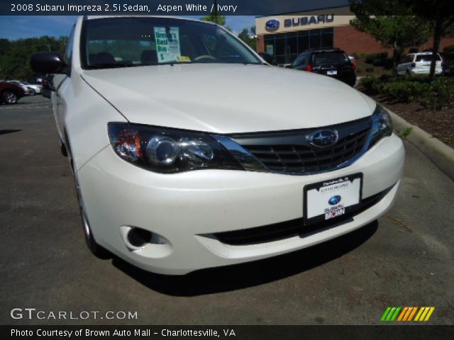 2008 Subaru Impreza 2.5i Sedan in Aspen White