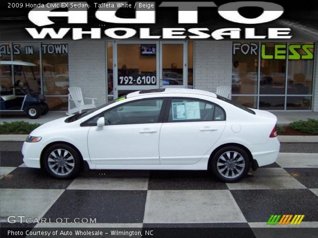 2009 Honda Civic EX Sedan in Taffeta White