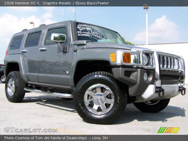 2008 Hummer H3 X in Graphite Metallic