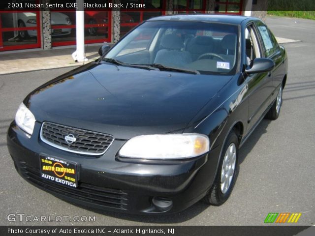 2001 Nissan Sentra GXE in Blackout Black