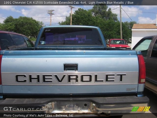 1991 Chevrolet C/K K1500 Scottsdale Extended Cab 4x4 in Light French Blue Metallic