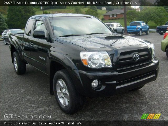 2007 Toyota Tacoma V6 TRD Sport Access Cab 4x4 in Black Sand Pearl