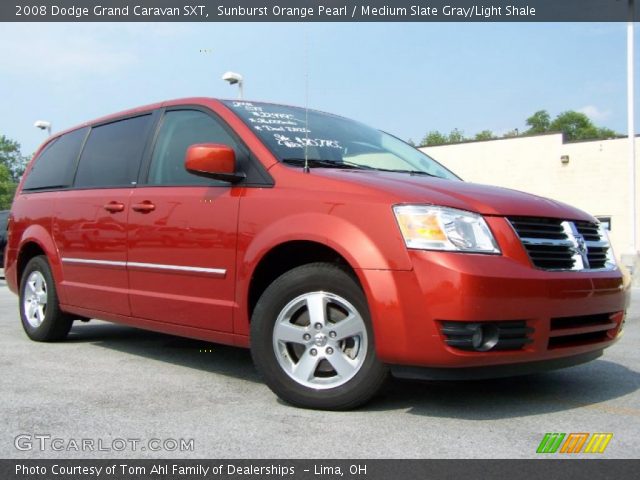 2008 Dodge Grand Caravan SXT in Sunburst Orange Pearl