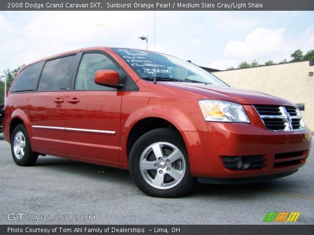 2008 Dodge Grand Caravan SXT in Sunburst Orange Pearl