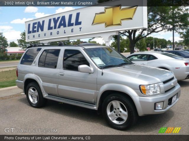 2002 Infiniti QX4  in Brilliant Silver Metallic