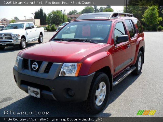 2005 Nissan Xterra S 4x4 in Red Brawn Pearl