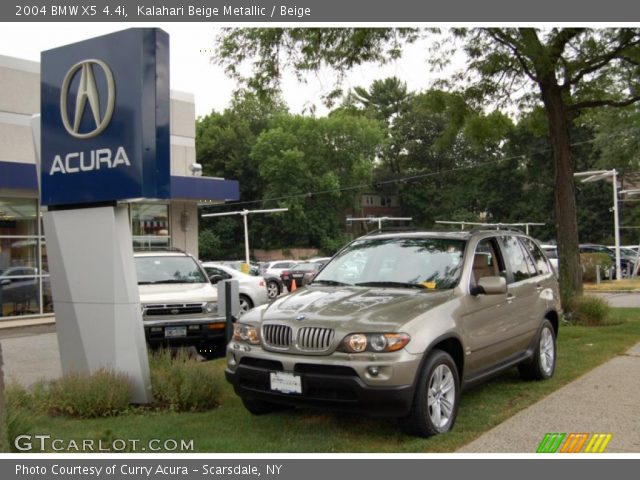 2004 BMW X5 4.4i in Kalahari Beige Metallic